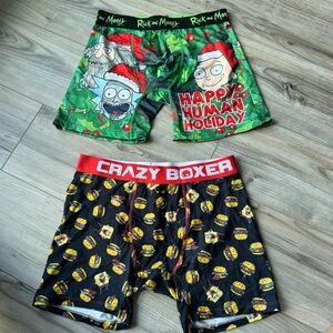 Men’s Nickelodeon Boxer Shorts - Green and Black